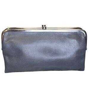 Iconic Hobo Lauren Clutch Wallet In Gray